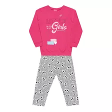 Conjunto Infantil Blusa De Moletom Flanelado E Calça Legging