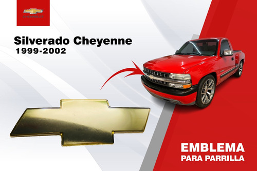 Emblema Para Parilla Chevrolet Silverado Cheyenne 1999-2002 Foto 2