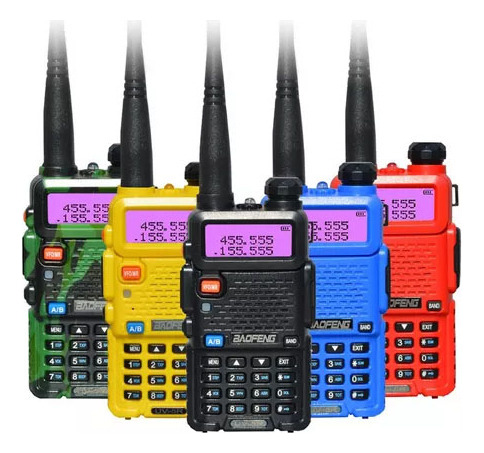 Comunicador De Radio Ht Airsoft De Doble Banda Uv-5r Fm Fone Foto 3