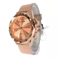 Relógio Feminino Rose A Prova D'água Pulseira De Fecho