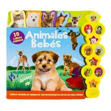 Libro Pasta Dura Animales Bebés 10 Lindos Sonidos