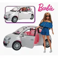 Barbie Fiat Auto Italiano Coche Muñeca Y Accesorios Mattel