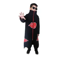 Manto Akatsuki Cosplay Naruto Fantasia Anime Capa Itachi