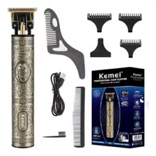 Aparador De Pelo Kemei Km-700b Dourado 100v/240v