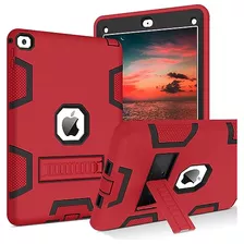 Funda Para iPad Air 2 A1566 A1567 (2014) Red/ Negro