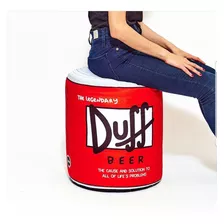 Puff Almohadón Asiento Duff Lata Cerveza Simpsons Pattauf