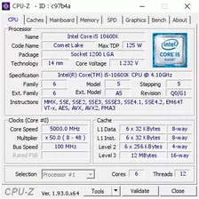 Intel Core I5 10600k Usado