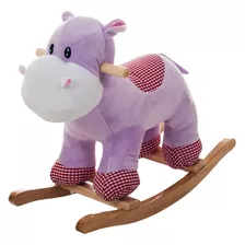 Happy Trails Henrietta The Rocking Hippo Ride On Purple 22.0