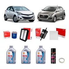 Kit Troca De Óleo E Filtros Hyundai Hb20 1.0 Flex 2012/2015