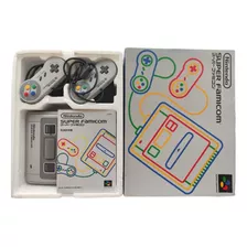 Consola Nintendo Super Famicom Genuino En Caja Nuevo + Juego