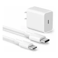 Cargador Carga Rapida Usb-c Ligthning Compatible Con iPhone