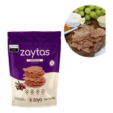 Zaytas Azeitona Lascas Crocrantes Sem Gluten Vegano 80g