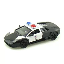 Perudiecast Kinsmart Lamborghini Lp-640-4 Police Escala 1:36