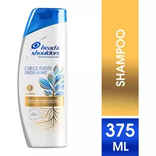 Shampoo Head & Shoulders Crece Fuerte Desde La Raíz X 375 Ml