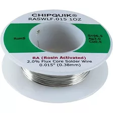 Chip Quik Raswlf.015 1oz Lf Alambre De Soldadura 96.5 / 3 /