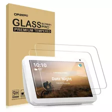 (2 Pack) Orzero Compatible For Echo Show 8 Tempered Glass Sc