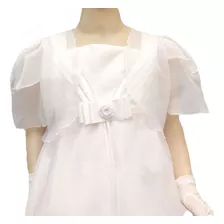 Vestido Comunion Corte Princesa Bolero Capas 420 Childrens