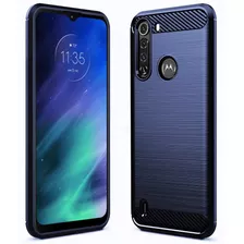 Funda Resistente Tpu Para Motorola One Fusion Azul