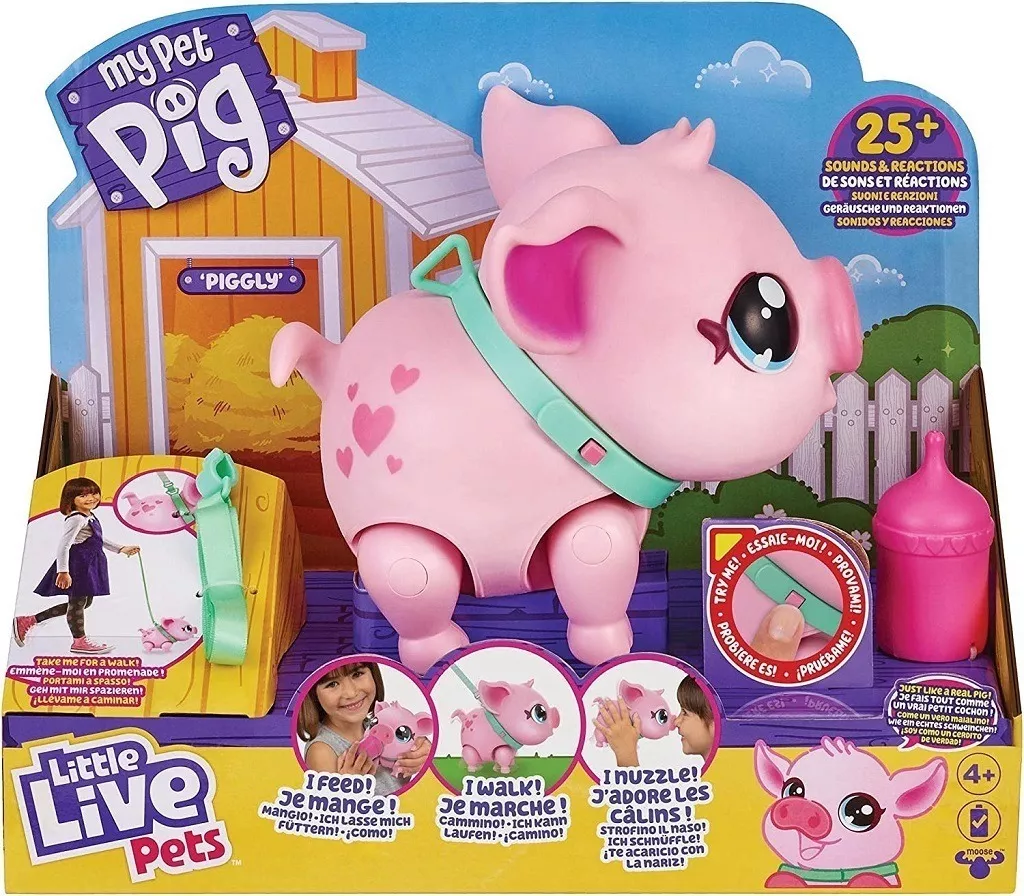 Little Live My Pets Porquinho Pig Anda E Tem Som 00822 - Fun