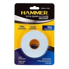 Fita Dupla Face Espuma Tipo Banana 19mm X 2m Fdf192 Hammer