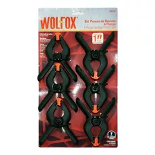 Set Prensa Resorte 1pul P/carpintero Pack 6und Wf0710 Wolfox