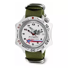 Reloj Hombre Vostok 531764-gn-b Mecánico Manual Pulso Verde 