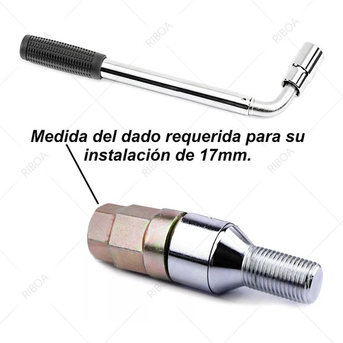 Birlos De Seguridad M14x1.5 P/neumticos Vw Bmw Benz Audi  Foto 2