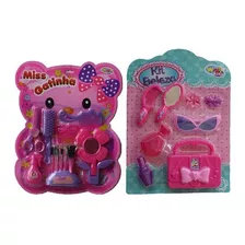 Kit Beleza Infantil Miss Gata + Fashion+ Acessórios 15 Peças