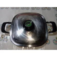 Wok Acero Inoxidable Piso Diamante A M C España Alta Gama