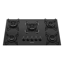 Cooktop Itatiaia Essencial 5 Bocas Vidro Preto Bivolt