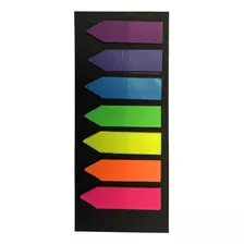 Marca Página Adesivo Seta Notes Neon Transparente Pet Marker