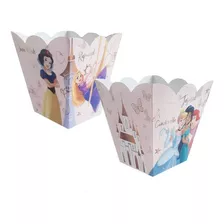 Caja Pochoclera X 8 De Princesas