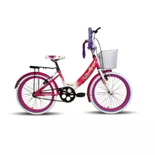 Bicicleta Infantil Rodada 20 Equipada Bravia Para Niña