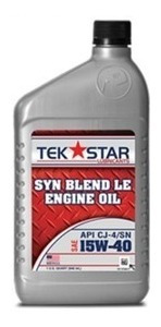 Aceite De Motor Semisintético Tek-star 15w40 0.946l