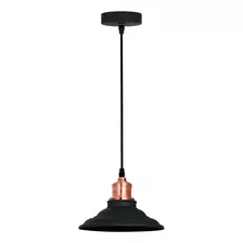 Lustre Pendente Quality Vega 1163 E27 Bivolt Metal Preto