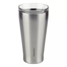 Vaso Jarra Térmico Tramontina Acero 550ml Color Plateado