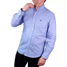 Camisa Casual Hombre Lec Lee Azul Medio