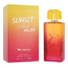 Ferrioni Sunset Vibes Malibu Mujer 100 Ml Edt Original