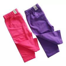 Calza Bebe Leggings Pack De 2 Lila Fucsia 3 Meses 