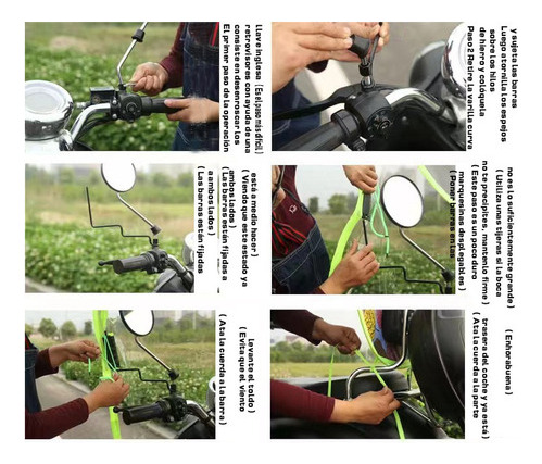 Funda Motocicleta Impermeable Toldo Motoneta Para Cubre Foto 5