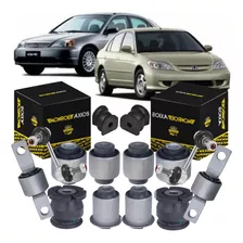 Kit Bucha Suspensão Traseira Honda Civic 1.7 2003 2004 2005