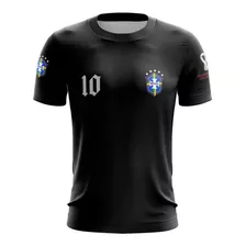 Camisa Camiseta M/c Seleção Brasil Copa Hexa 2022 Ref 02