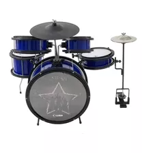 Bateria Infantil Luen Star Kids 44001 Azul