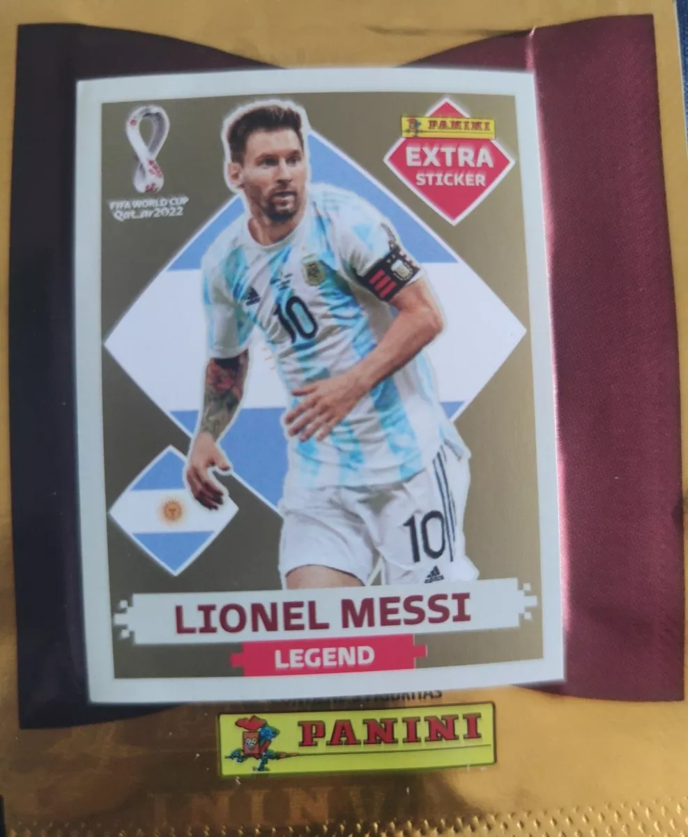 Vendo Figura Original Panini Qatar 2022 Messi Gold Extra