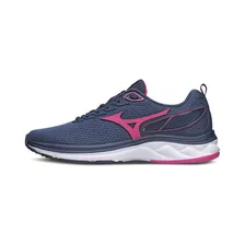 Tênis Para Feminino Mizuno Space 2 Cor Azul - Adulto 39 Br