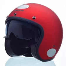 Capacete Lucca Sublime Cherry (c/ Viseira Bubble Cristal)