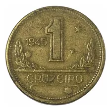 1 Cruzeiro 1945 Reverso Horizontal- Raro