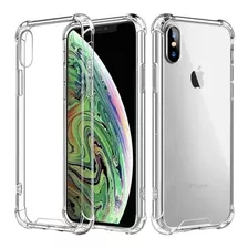 Carcasa Para iPhone Pack 10 Unidades Transparente Antigolpes