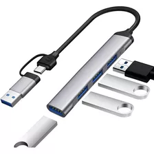 Hub Usb-c 3.1 A Usb 3.0 Adaptador 4 En 1 Cable Macbook Pc