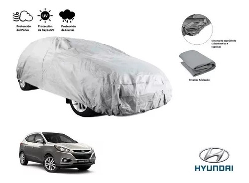 Cubierta Funda Cubreauto Afelpada Hyundai Ix35 2.0l 2016 Foto 2